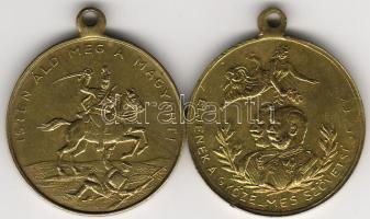 1914-16 körül 2klf.hadiérem, aranyozott bronz T:2
