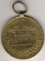 Ausztria 1898 körül "Signum Memoriae"    aranyozott bronz T:2