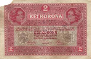 1913. 20K I.kiadás + 1916. 1K + 1917. 2K + 1919. 5K "Más törvényes..." T:III,IV