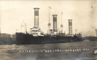 SS Barbara in Hamburg 1926 photo (fl)