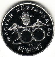 1993 200Ft "MNB" ezüst T:PP