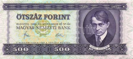 1980. 500Ft "E 700" T:I-(kis sarokhajlás)