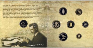 2005 forgalmi szet 1Ft-100Ft + 10Ft ( József Attila) 8db díszcsomagolásban T:PP!! CSak 7000db!!