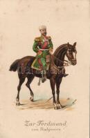 Tsar Ferdinand of Bulgaria litho