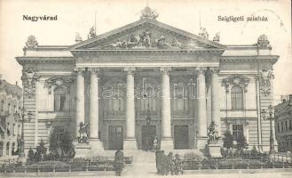Nagyvárad Szigligeti theatre (ad on bakcside)