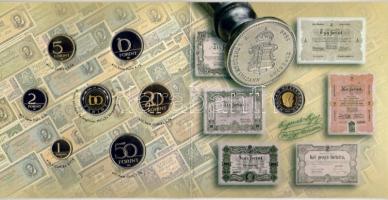 2002 forgalmi szet 1Ft-100Ft + 100Ft (Kossuth) 8db díszcsomagolásban T:PP!! csak 7000db!!