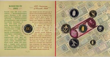2002 forgalmi szet 1Ft-100Ft + 100Ft (Kossuth) 8db díszcsomagolásban T:PP!! csak 7000db!!