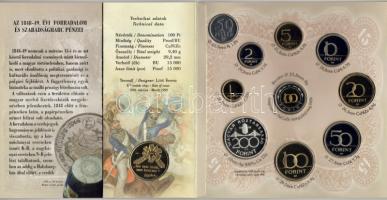 1998 forgalmi szet 50f-200Ft +100Ft (1848) 11db diszcsomagolásban T:PP!! csak 3000db!!