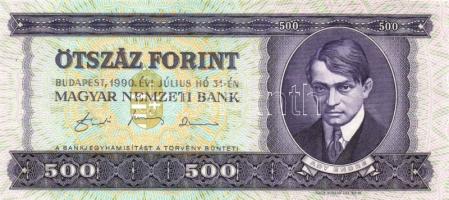 1990. 500Ft "E" betűjel T:I-