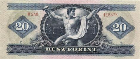 1969. 20Ft (2x) egymás utáni sorszámmal! T:I,II+