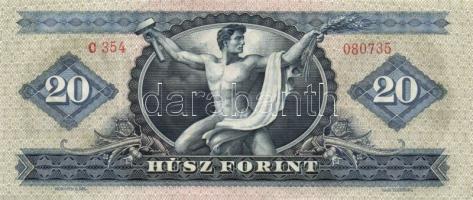 1969. 20Ft (3x) egymáshoz közeli sorszámmal! T:II+