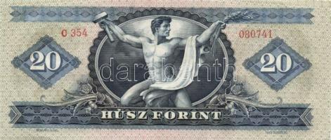 1969. 20Ft (3x) egymáshoz közeli sorszámmal! T:II+