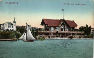 Balatonfüred Klubház, Divald és Monostory