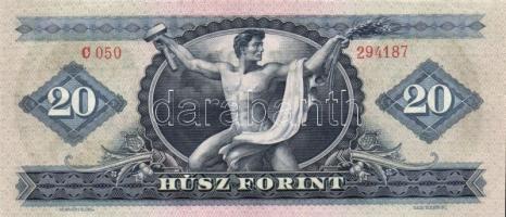 1969. 20Ft (4x) eltérő színárnyalatok is T:I-,II