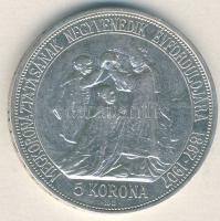 1907. 5K Ag "Koronázási évforduló" "BIZALMAM..." peremirat T:2/2-