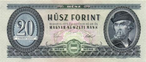 1975. 20Ft (4x) T:I-,II