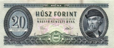 1965. 20Ft (2x) + 1975. 20Ft (2x) T:II