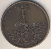 1982. "MÉE - Marcus Aurelius" Br emlékérem T:1