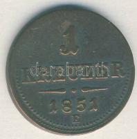 Ausztria/magyar verdejel 1851E 1Kr T:2,2-