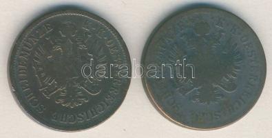 Ausztria/magyar verdejel 1861A 4Kr + 1861B 4Kr T:2-,3