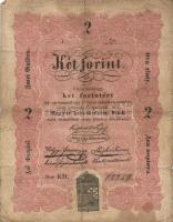 1848. 2Ft "Kossuth Bankó" T:III- + 1849. 30Kr "Kincstári utalvány" T:III