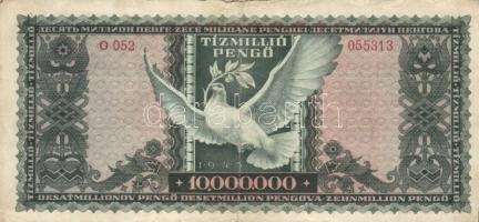 1930-46. 10P (5x) + 20P + 50P + 100P (3x) + 500P + 10.000P + 1.000.000P + 10.000.000P 100.000.000P +...