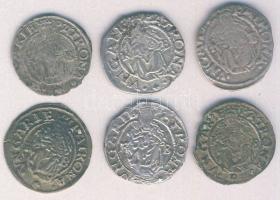 I. Ferdinánd 1538-1563. Denár Ag 6klf darabja! T:vegyes