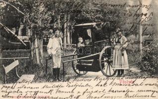 Pöstyén carriage, folklore