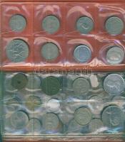 Hobbi gyűjtemény albumba rendezve, fém-és ezüstpénzek, magyar és világpénzek egyaránt, köztük érdeke...