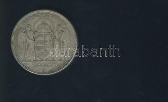 1930. 5P Ag "Horthy jobbra" T:3 ph