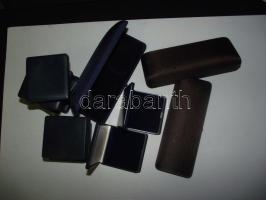 10db kisméretű díszdoboz, kétféle méretű pénzérméhez és 3db teljesen új német érmékhez készült díszdoboz, egyenként 2db érme tárolására alkalmas