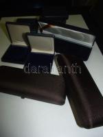 10db kisméretű díszdoboz, kétféle méretű pénzérméhez és 3db teljesen új német érmékhez készült díszd...