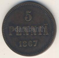 Finnország 1867. 5p T:2/2-
