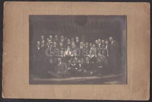 cca 1930 A Royal Orfeum társulata. Tabló-fotó 24x16 cm