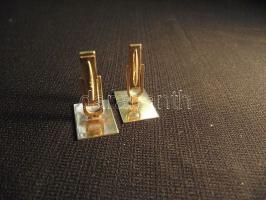 14K Au arany mandzsettagomb pár / 14 carat gold pair of cuff-links 7,76g