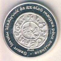 1996. "Honfoglalás-Szt.István" Ag emlékérem 5,6g T:PP