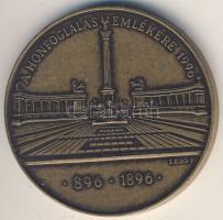 1996. "Árpád Nagyfejedelem / A honfoglalás emlékére" Br emlékplakett. Szign.: Lebó F. T:1