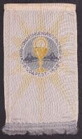 1938 Eucharisztikus Kongresszus asztali zászló 12x20 cm