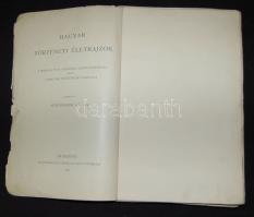 Magyar történelmi életrajzok sorozat 5 kötete:
Áldássy Antal: Alsáni Bálint bíbornok. Ferenczi Zolt...