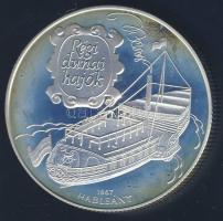 1995. 1000Ft Ag "Régi dunai hajók - Hableány" T:PP