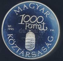 1995. 1000Ft Ag "Régi dunai hajók - Hableány" T:PP