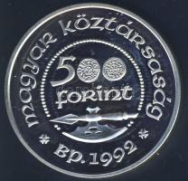 1992. 500Ft "Szent László" Ag T:PP