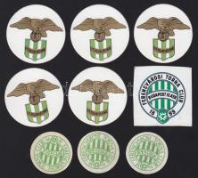 cca 1999 Ferencvárosi Torna Club ajándékjegy és matricák