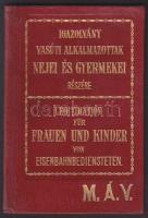 1913 Fényképes vasúti igazolvány szép bőrkötésben / Railroad id in leather binding