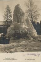 Tátraszéplak frozen fountain photo
