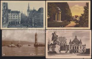 Német Birodalom 60 db háború előtti városképes lap