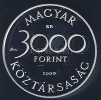 2000. 3000Ft Ag "Veszélyeztetett állatvilág-hód" T:PP Csak 7000db! Tanúsítvánnyal!