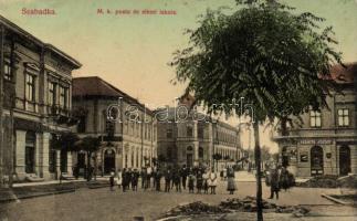 Szabadka post office and the shop of József Ivanits (Rb)