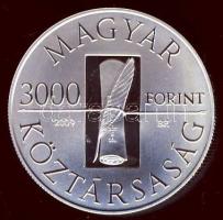 2009. 3000Ft "Kazinczy Ferenc" Ag T:PP Tanúsítvánnyal