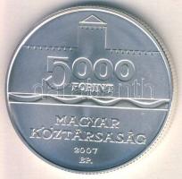 2007. 5000Ft Ag "Gyulai Vár" T:BU Csak 4000db! Tanúsítvánnyal!